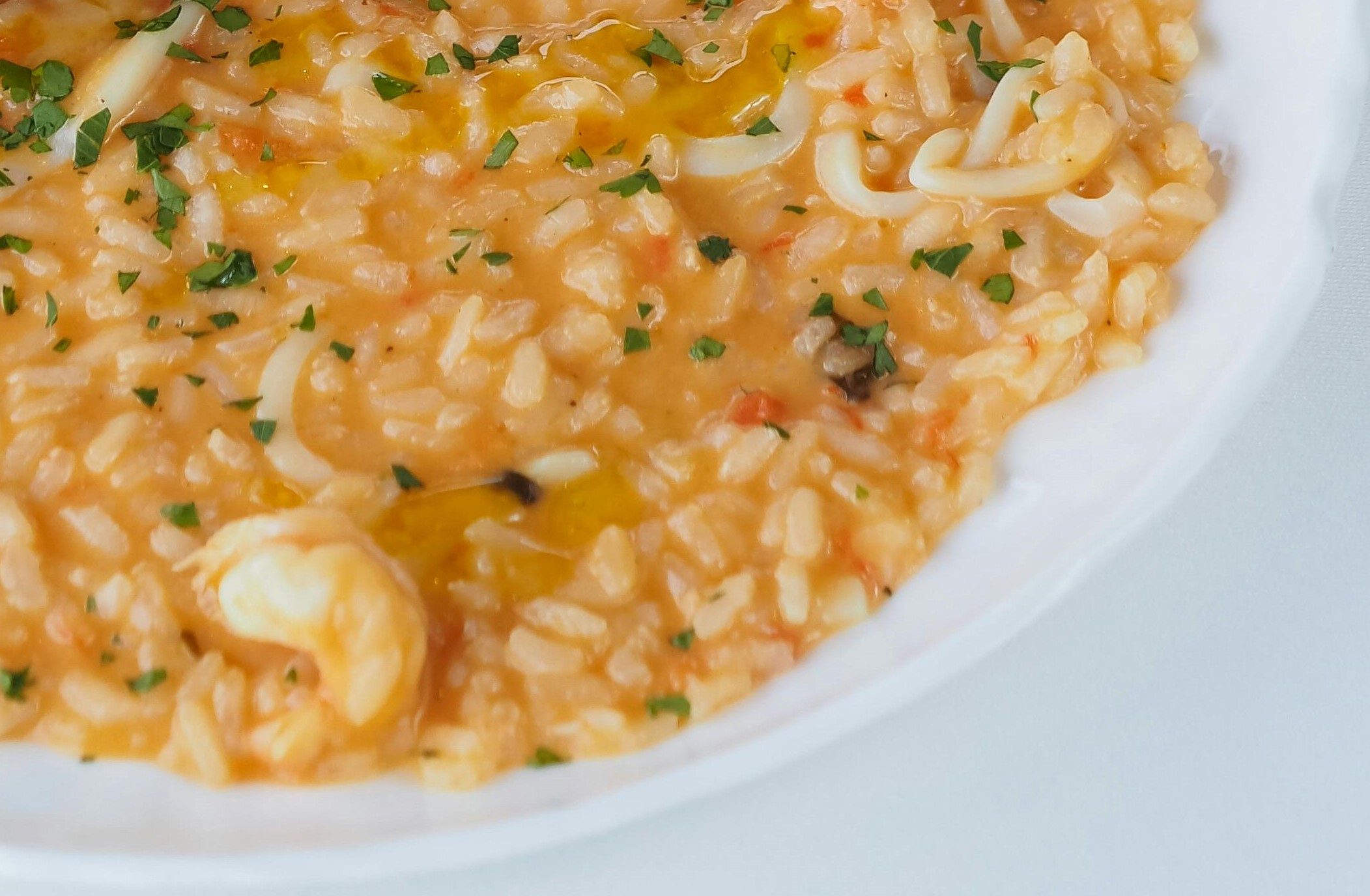 Seafood risotto
