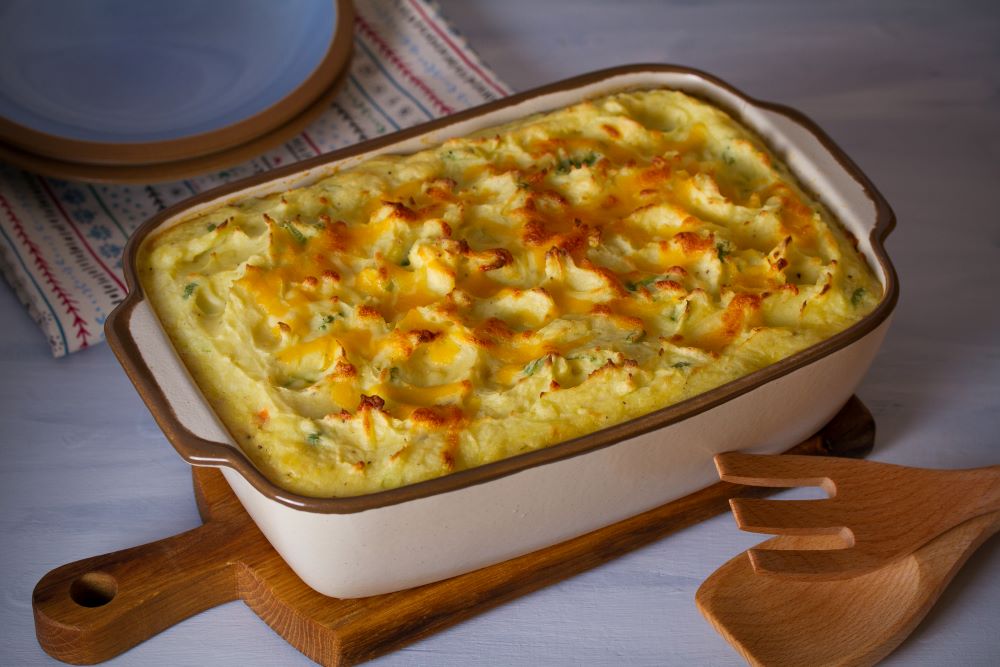 Mackerel fish pie