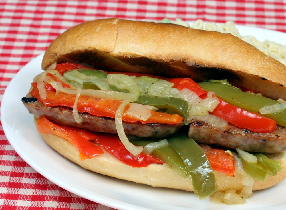Sausage sandwich.