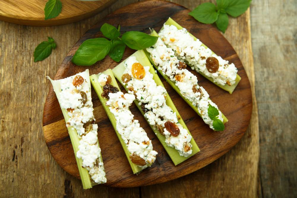 Stuffed celery sticks