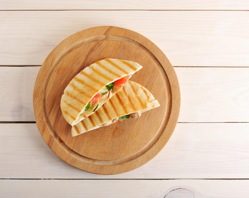 Turkey and pepper pittas.