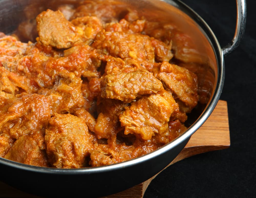 Photo of a healthier lamb balti