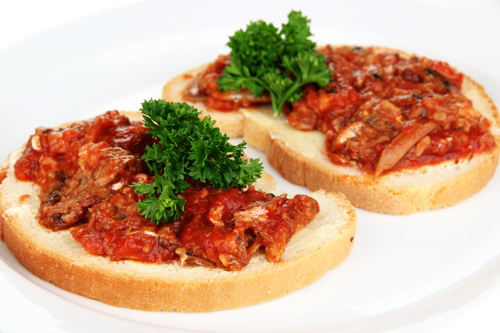 Photo of sardines on toast 