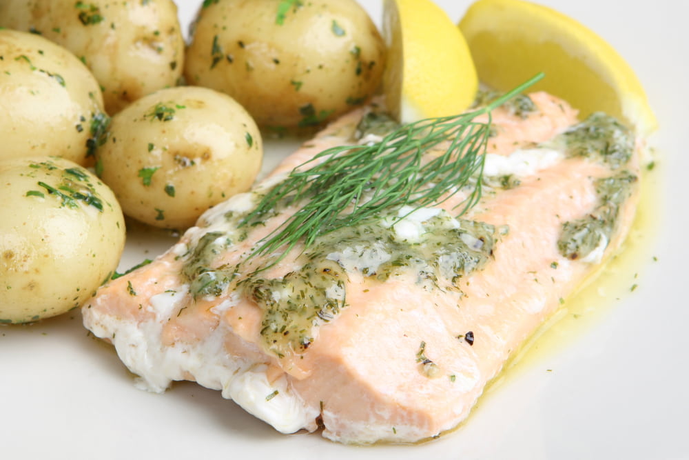 Photo of baked salmon