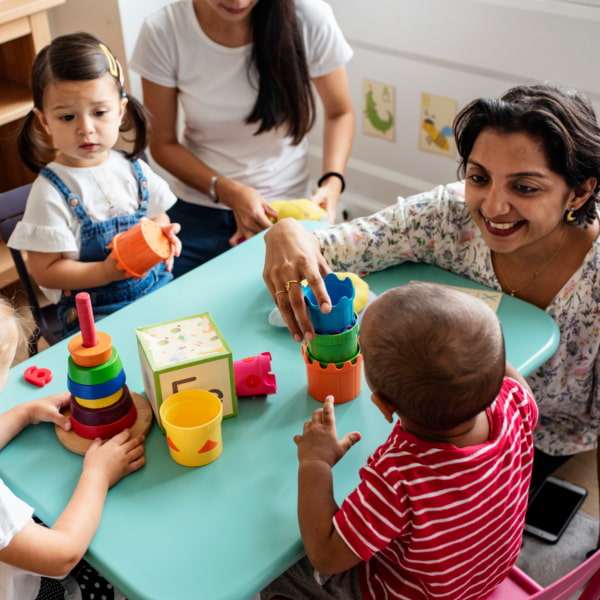 Photo of children enjoying nursery 