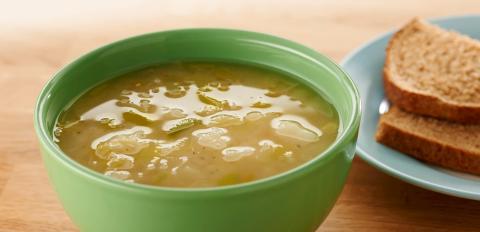 Photo of leek and potato soup