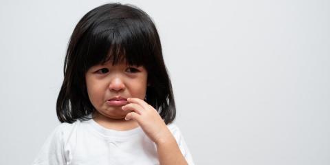 Little girl crying