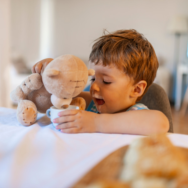 Photo of boy with teddy